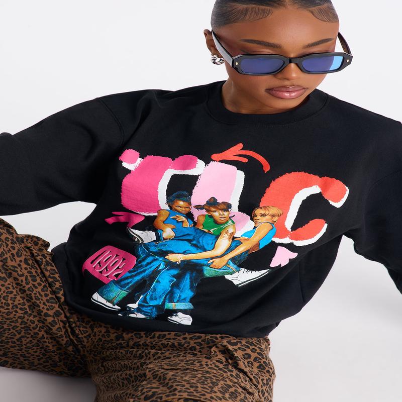 Tlc Crew Fleece Sweatshirt - Black