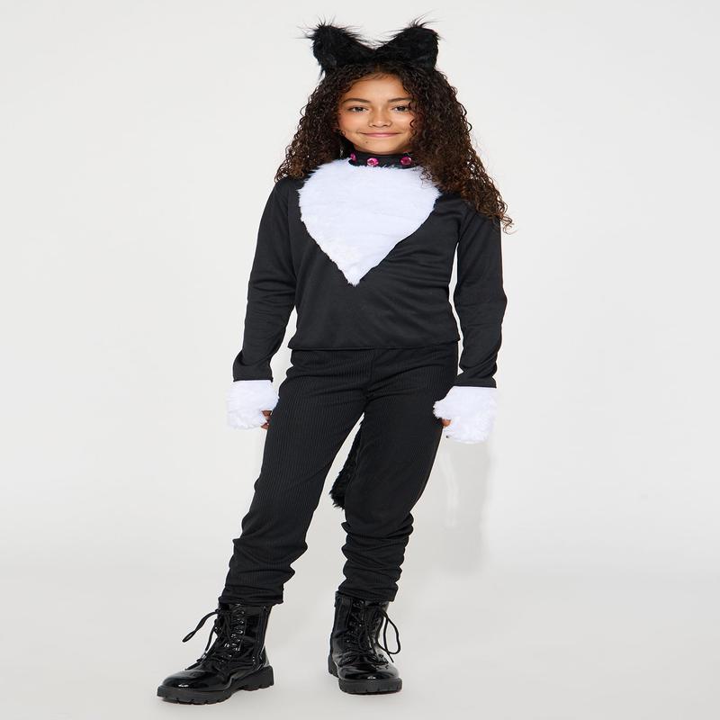 Mini Cat Costume - Black Sm
