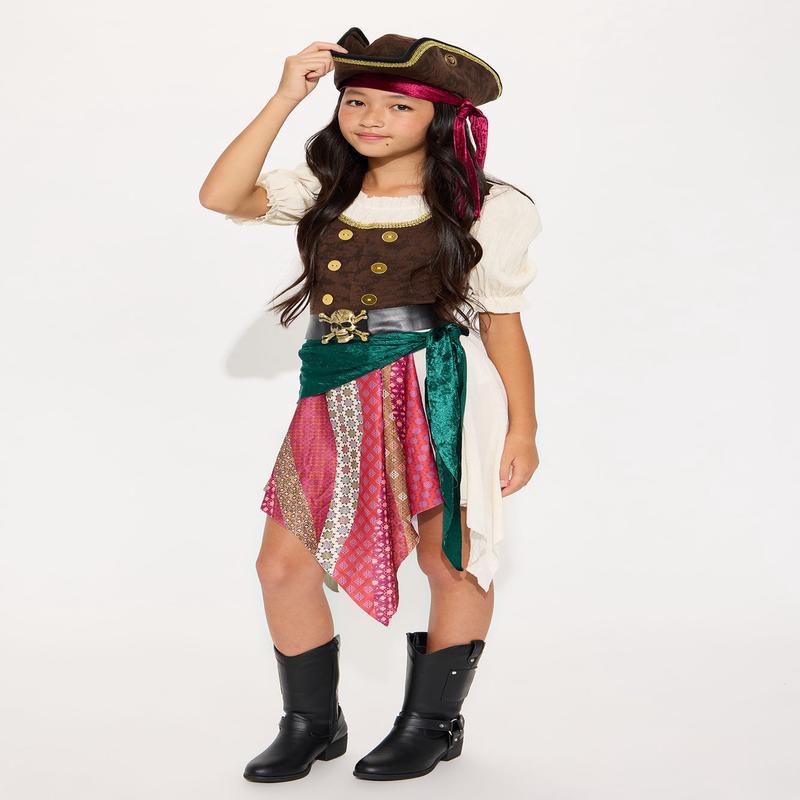 Mini Pretty Pirate Costume - BrownCombo