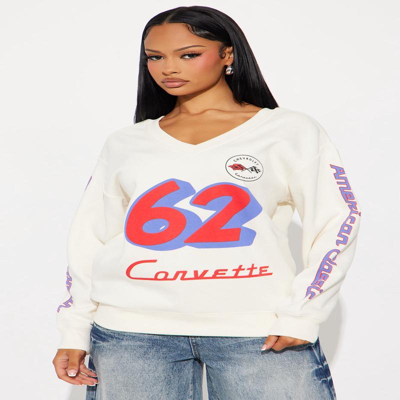 62 Corvette Sweatshirt - Cream