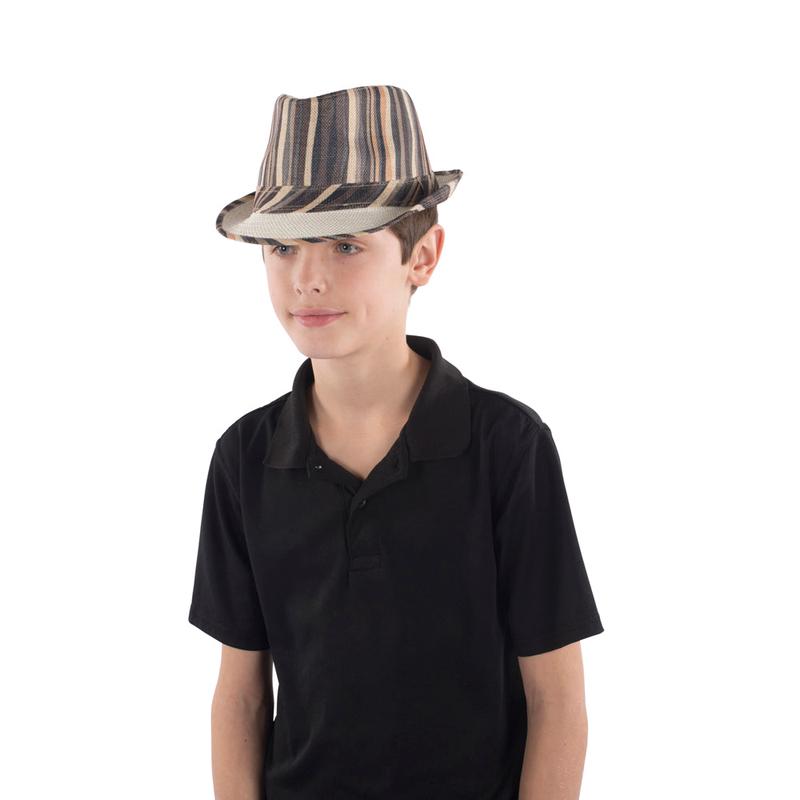 Brown Rainbow Fedora |
