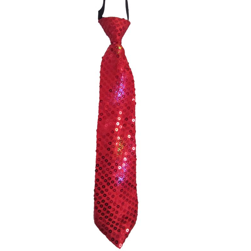 Red Tie with Flashing Lights |