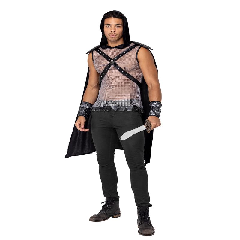 3PC Men\'s Dark Realm Warrior Costume |