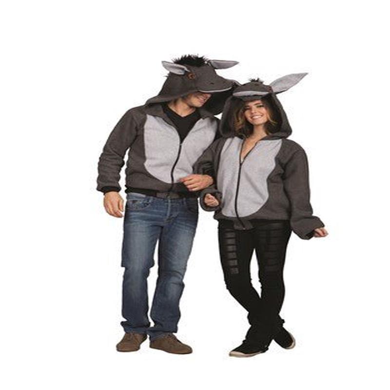 100 Acres Donkey Adult Hoodie |