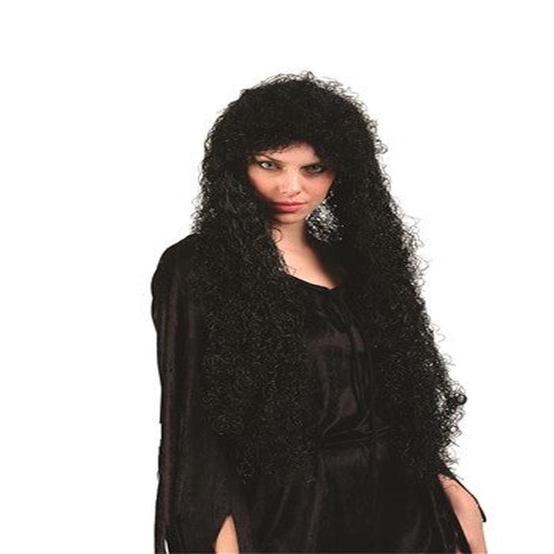 30\" Curly Women\'s Wig - Black |