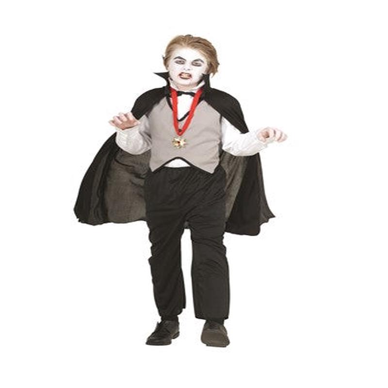 27\" Child Black Cape with Collar |