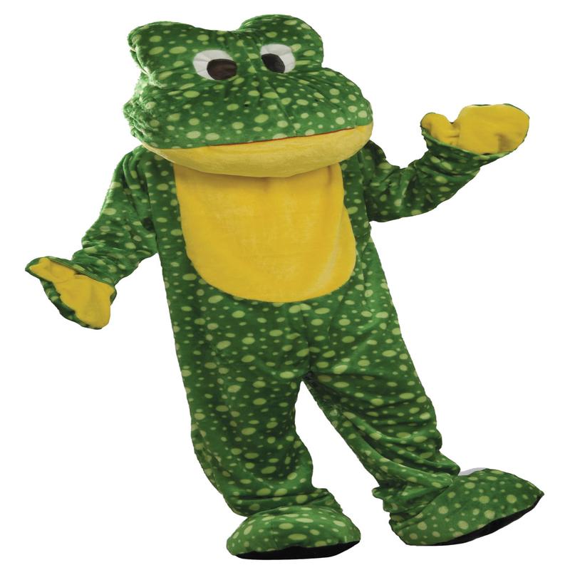 Deluxe Plush Frog Mascot |